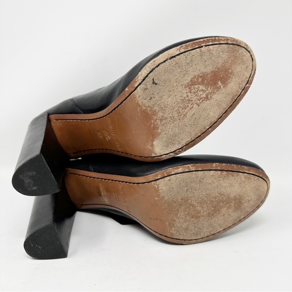 Rachel Zoe Leather Claudia Slouch Heeled Boots - Picture 10 of 13